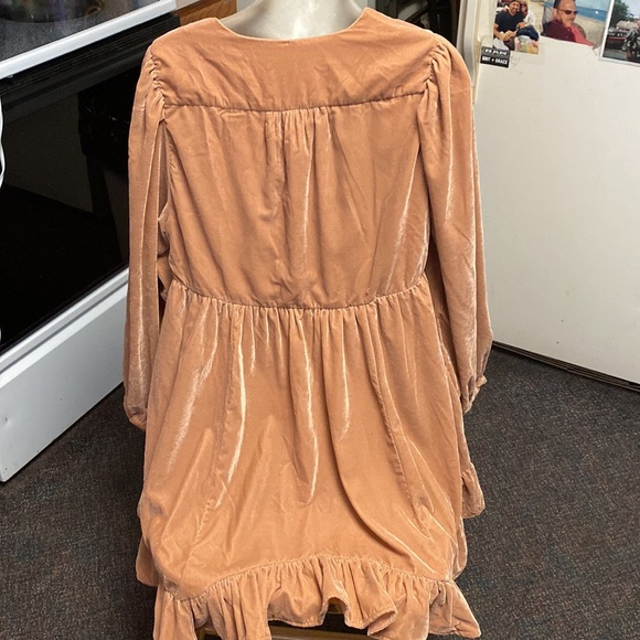 Free People Rust Mini Dress - Picture 4 of 11
